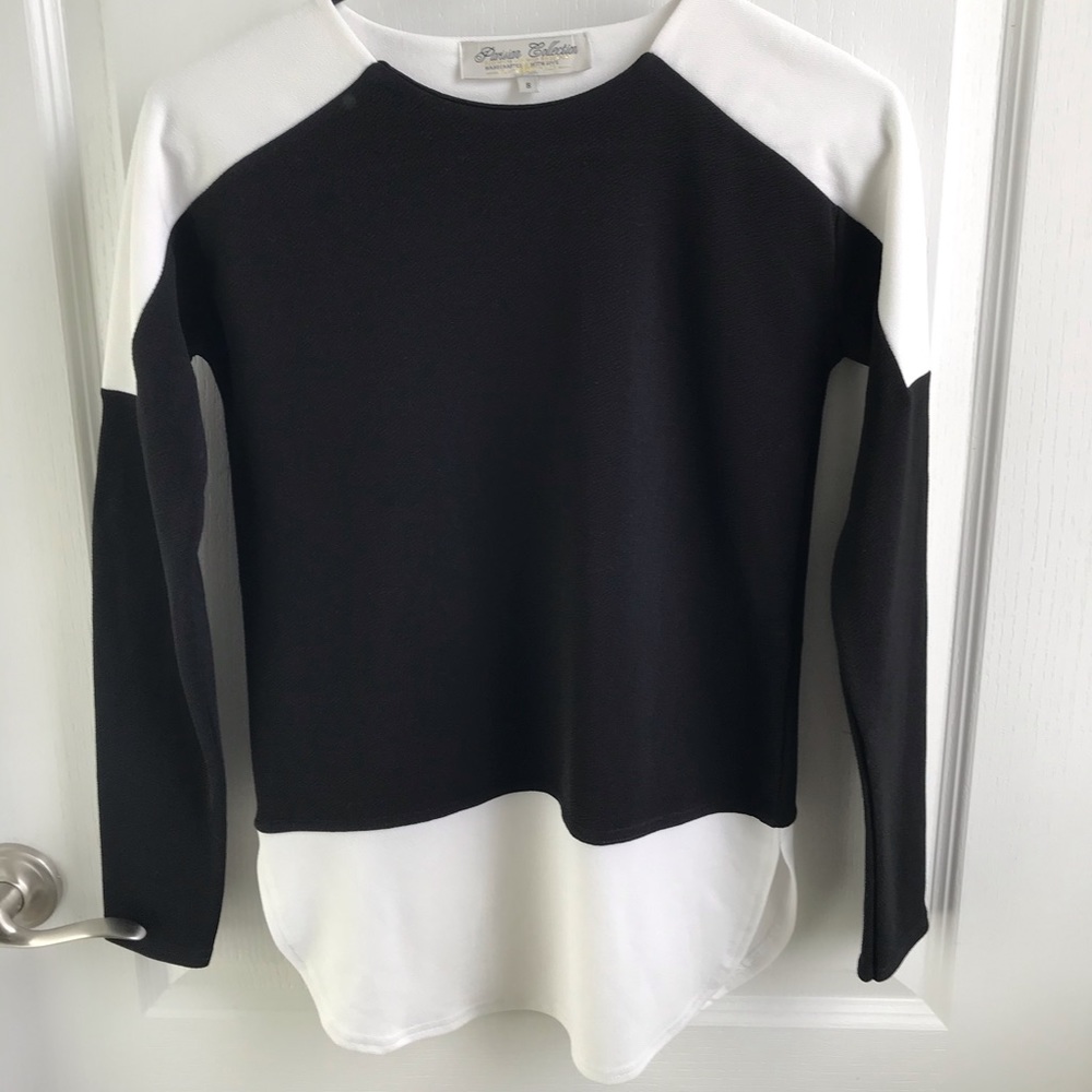 Color block blouse